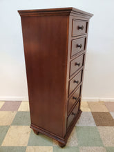 Load image into Gallery viewer, Cherry Lingerie Chest - 6 Drawers -Tall Chest Of Drawers
