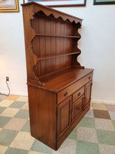 Load image into Gallery viewer, Vintage Country Cherry Hutch Buffet Server By Harden Furniture
