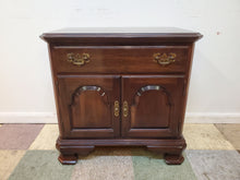 Load image into Gallery viewer, Vintage Ethan Allen Cherry End Table - Nightstand
