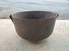 Load image into Gallery viewer, Antique Cast Iron Cauldron - Kettle - Planter
