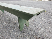 Load image into Gallery viewer, Primitive Farm Bench 7 Foot 6 Inches
