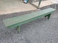 Load image into Gallery viewer, Primitive Farm Bench 7 Foot 6 Inches
