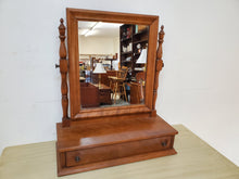 Load image into Gallery viewer, Vintage Solid Maple Shaving Mirror - Dresser Top Mirror By Ethan Allen Baumriter
