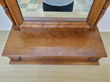 Load image into Gallery viewer, Vintage Solid Maple Shaving Mirror - Dresser Top Mirror By Ethan Allen Baumriter
