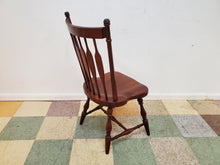 Load image into Gallery viewer, Vintage Solid Cherry Arrow Back Chair By Harden Furniture
