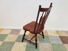 Load image into Gallery viewer, Vintage Solid Cherry Arrow Back Chair By Harden Furniture
