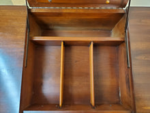 Load image into Gallery viewer, Vintage Cherry Queen Ann Style Makeup Vanity By Colonial Manor
