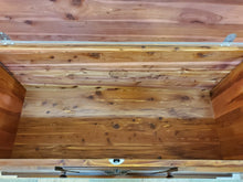 Load image into Gallery viewer, Vintage Cherry Cedar Chest With Drawer
