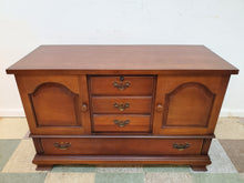 Load image into Gallery viewer, Vintage Cherry Cedar Chest With Drawer
