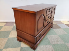 Load image into Gallery viewer, Vintage Cherry Cedar Chest With Drawer
