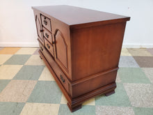 Load image into Gallery viewer, Vintage Cherry Cedar Chest With Drawer
