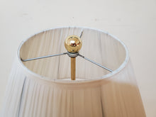 Load image into Gallery viewer, Vintage Brass Floor Lamp With Glass Table Top
