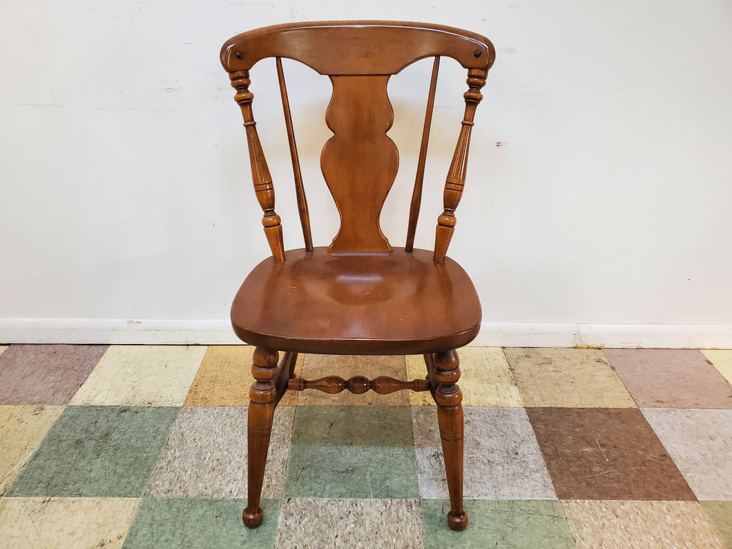 Vintage Solid Maple Dining Chair By Heywood Wakefield