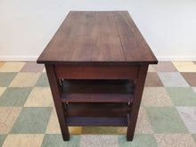 Load image into Gallery viewer, Antique Arts Crafts Mission Oak Library Desk
