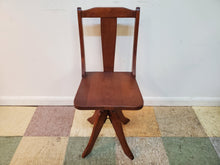 Load image into Gallery viewer, Antique Child&#39;s Roll Top Desk With Adjustable Chair and Key
