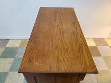 Load image into Gallery viewer, Antique Oak Sideboard Buffet Server Cabinet

