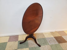 Load image into Gallery viewer, Antique Birdcage Tilt Top Table - Tea Table - Queen Anne Style
