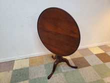 Load image into Gallery viewer, Antique Birdcage Tilt Top Table - Tea Table - Queen Anne Style
