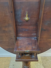 Load image into Gallery viewer, Antique Birdcage Tilt Top Table - Tea Table - Queen Anne Style
