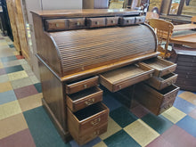 Load image into Gallery viewer, Vintage Pine Roll Top Desk By Kling Furniture
