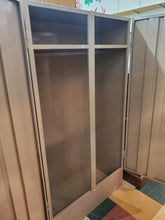 Load image into Gallery viewer, Vintage Metal 2 Door Wardrobe Closet
