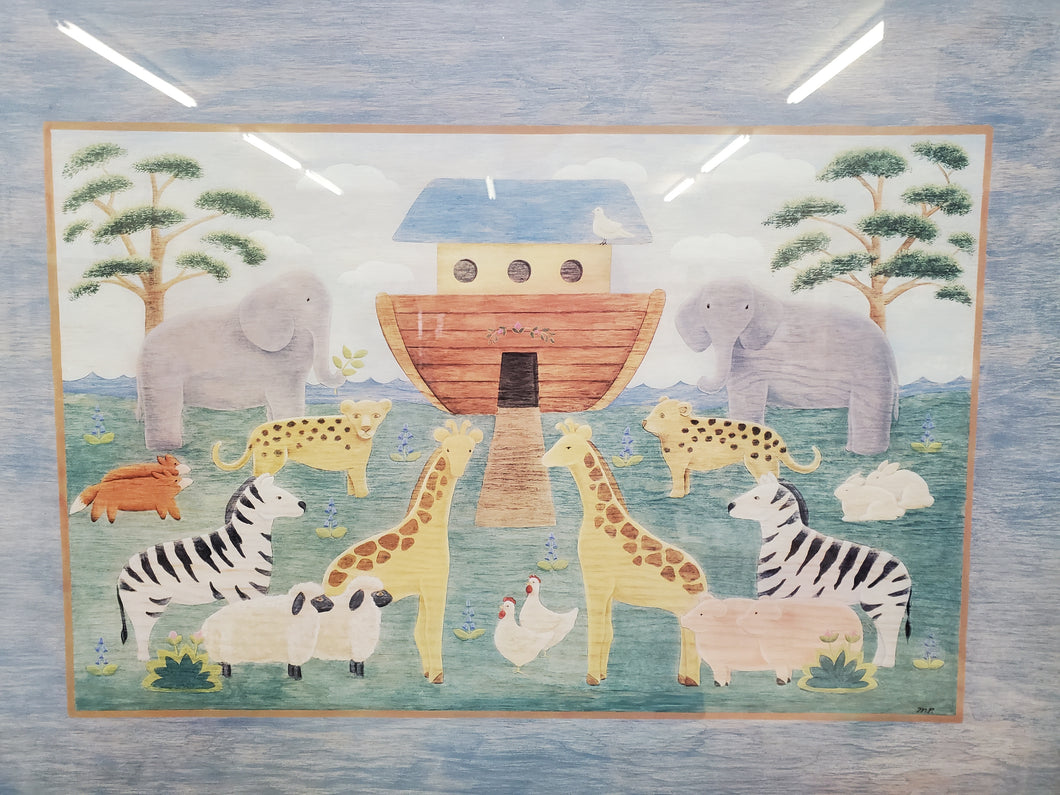 Vintage Noah's Ark Framed Print