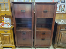 Load image into Gallery viewer, Pair Cabinet With Light and Pull Out Tray - 4 Drawers
