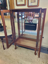 Load image into Gallery viewer, Modern Display Cabinet With Oak Finish By Jardine Enterprise
