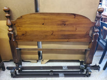 Load image into Gallery viewer, Vintage Pine Queen Size Bed
