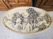 Load image into Gallery viewer, Vintage Ornate Carved Asian Resin Accent Table
