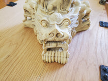 Load image into Gallery viewer, Vintage Ornate Carved Asian Resin Accent Table
