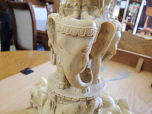 Load image into Gallery viewer, Vintage Ornate Carved Asian Resin Accent Table
