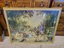 Load image into Gallery viewer, Victorian Print In Gold Frame
