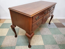Load image into Gallery viewer, Vintage Cherry Lowboy Chest With Queen Anne Legs
