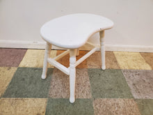 Load image into Gallery viewer, Vintage White Painted Stool
