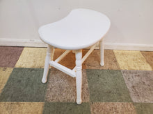 Load image into Gallery viewer, Vintage White Painted Stool
