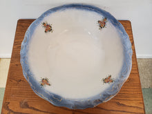 Load image into Gallery viewer, Vintage Wash Bowl and Pitcher Set - Blue Floral Chamber Set
