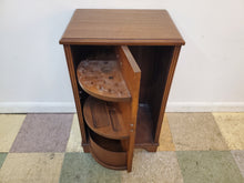 Load image into Gallery viewer, Vintage Mahogany Sewing Cabinet By Hanson Clock MFG Co
