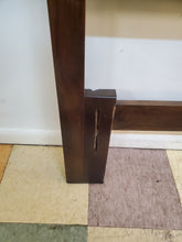 Load image into Gallery viewer, Vintage Solid Cherry Full Size Bed With Metal Rails and Wooden Bed Slats
