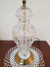 Load image into Gallery viewer, Vintage Crystal Cut Glass Table Lamp - 3 Way Switch
