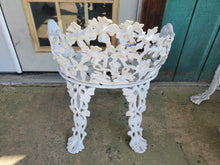 Load image into Gallery viewer, Antique Cast Iron Garden - White Chair
