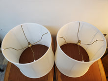 Load image into Gallery viewer, Pair Mid Century Stiffel Hollywood Regency Torchier Table Lamps With Shades - 3 Way Switches
