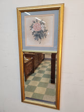 Load image into Gallery viewer, Vintage Wall Mirror With Floral Motif
