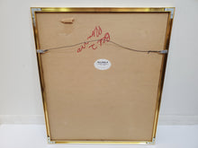 Load image into Gallery viewer, Bart Forbes White Swan Landing On A Glassy Lake - Poster In Frame
