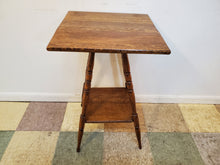 Load image into Gallery viewer, Antique Oak Parlor Table - Lamp Table
