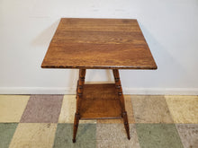 Load image into Gallery viewer, Antique Oak Parlor Table - Lamp Table

