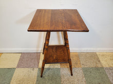 Load image into Gallery viewer, Antique Oak Parlor Table - Lamp Table
