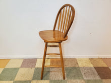 Load image into Gallery viewer, High Back Barstool Swivel Bar Stool

