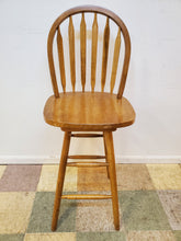 Load image into Gallery viewer, High Back Barstool Swivel Bar Stool
