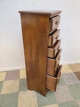 Load image into Gallery viewer, Vintage Solid Maple Lingerie Chest - 5 Drawers Chest Of Drawers
